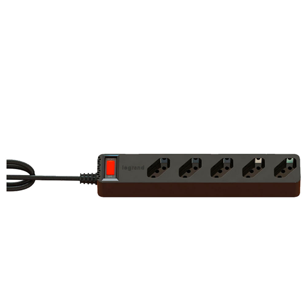 Imagem de FILTRO DE LINHA CLAMPER C/ PROTETOR DE SURTOS 127/220V 5 PIAL  PRETO - 30449