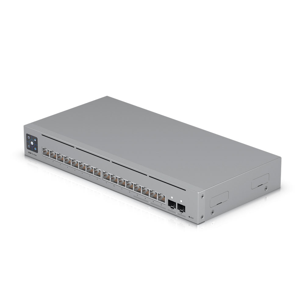 Imagem de SWITCH UBIQUITI GERENCIAVEL L3 16 PORTAS SENDO 4 DE 2.5 GIGABIT + 02 SFP+ DE 10GB USW-PRO-MAX-16-BR