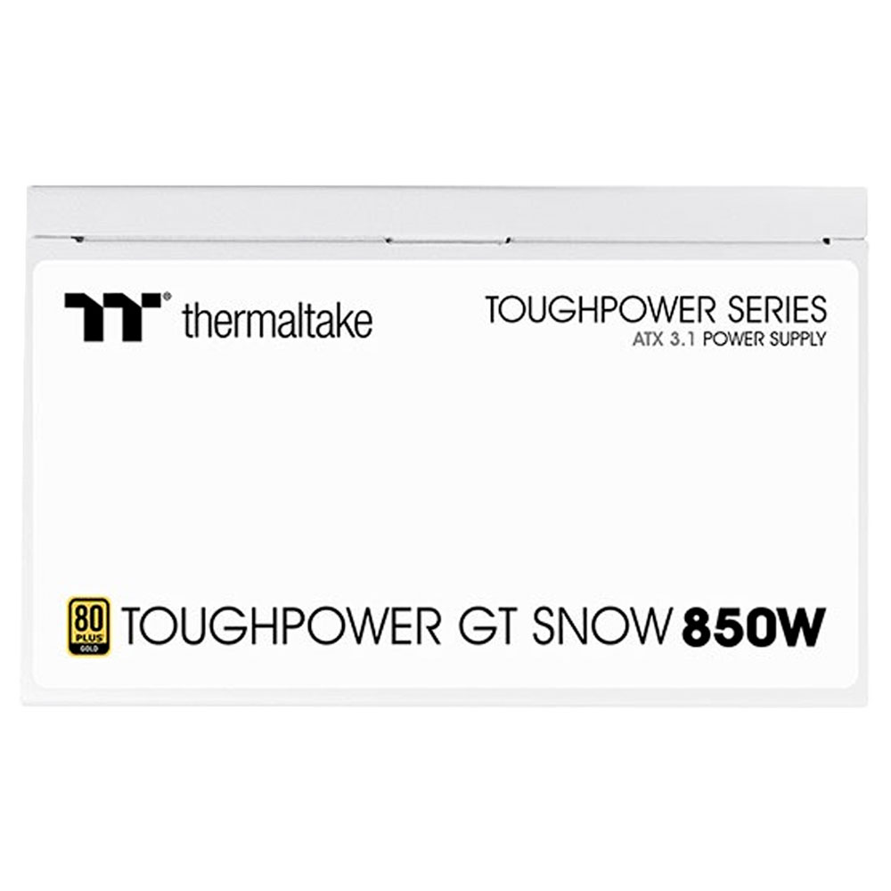 Imagem de FONTE DE ALIMENTACAO THERMALTAKE 850WTS TOUGHPOWER GT SNOW 80 PLUS - PS-TPT-0850FNFAGB-W