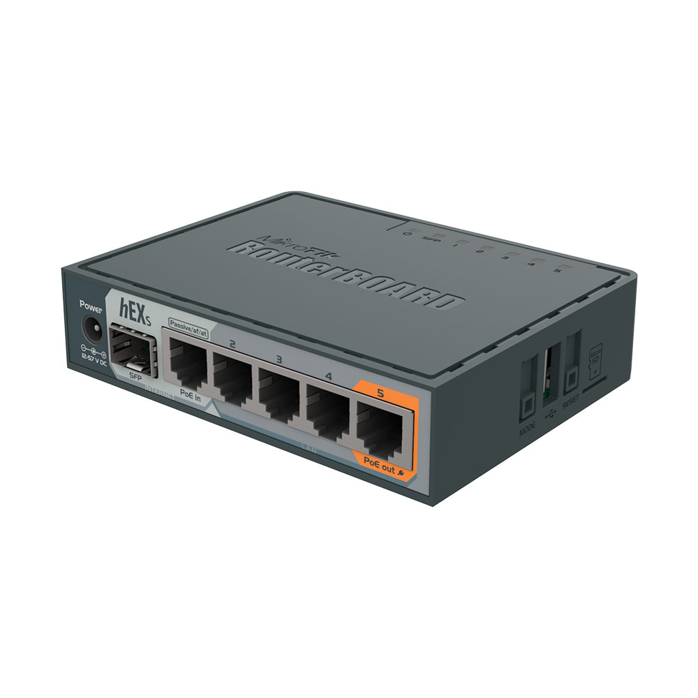 Imagem de ROTEADOR ROUTER BOARD RB760IGS HEX S - MIKROTIK
