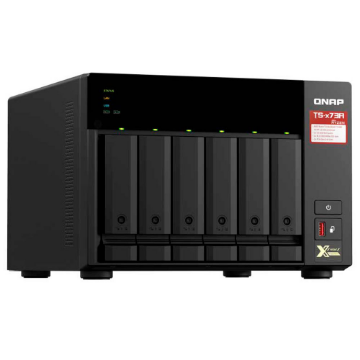Imagem de STORAGE NAS QNAP 6 BAIAS AMD RYZEN QUAD CORE 8GB RAM DDR4 2 SLOTS PCLE - TS-673A-8G-US