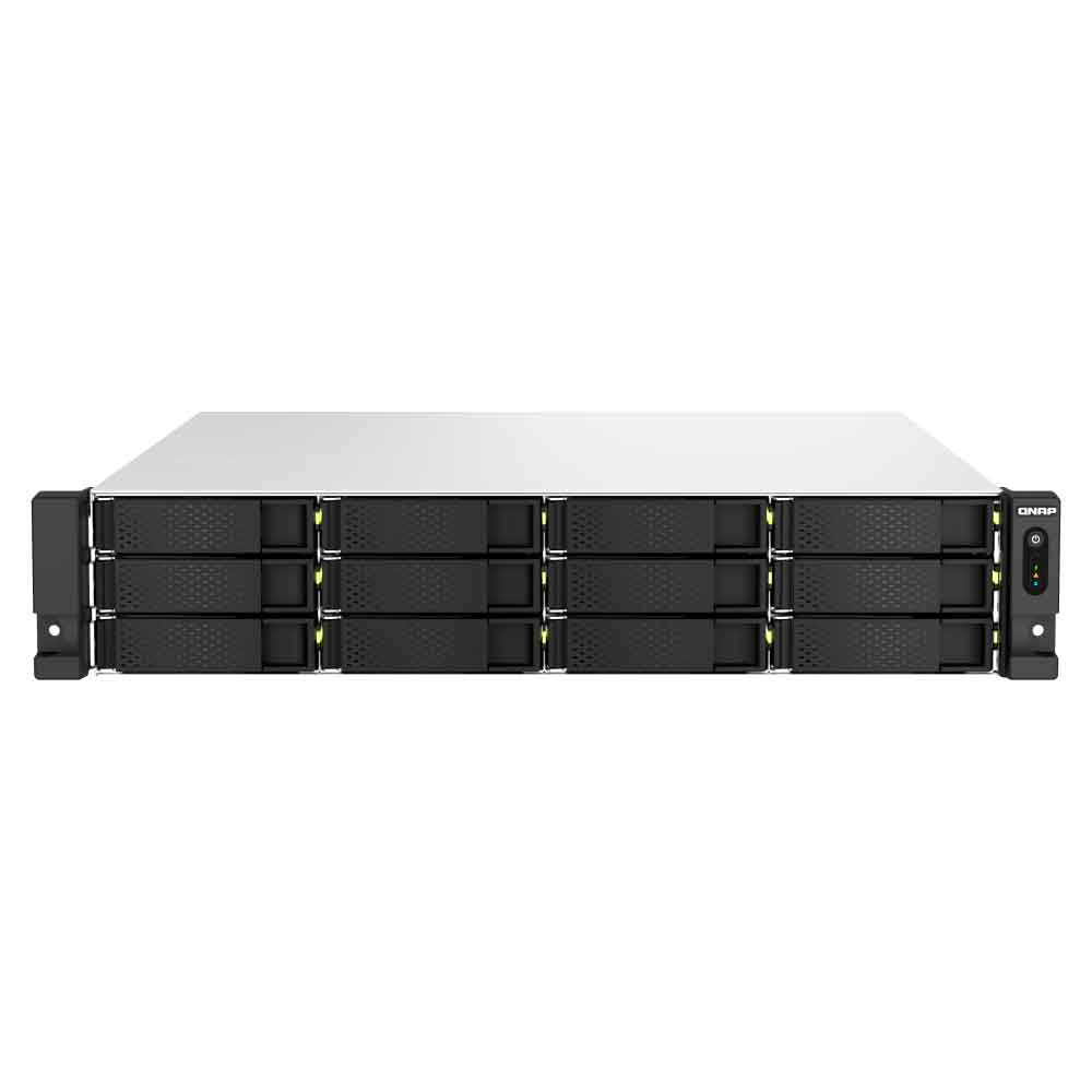 Imagem de STORAGE NAS QNAP 18 BAIAS INTEL XEON E-2334 4 CORE 3.4 GHZ 16GB 2X 2.5 GBE - TS-H1887XU-RP-16G-US