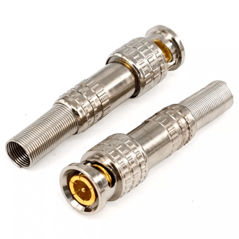 Imagem de CONECTOR BNC MOLA PARAFUSO PRIME 6MM 10UN - FCBNC01 - FC FONTES