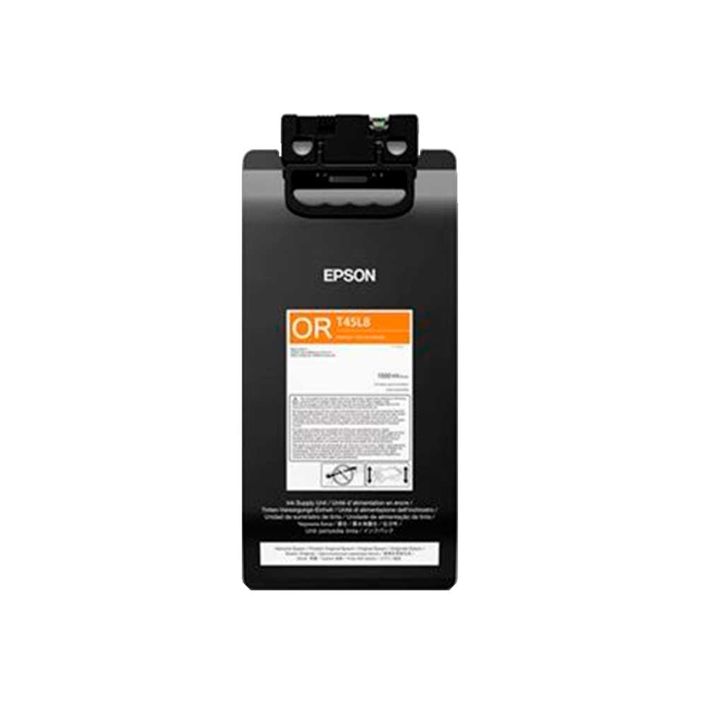 Mostrar detalhes de TINTA SOLVENTE ULTRACHROME GS3 EPSON T45L820 LARANJA 1,5L - S80600L Imagem de TINTA SOLVENTE ULTRACHROME GS3 EPSON T45L820 LARANJA 1,5L - S80600L