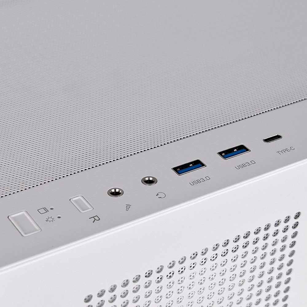 Imagem de GABINETE GAMER THERMALTAKE VIEW 270 PLUS TG ARGB SNOW WHITE 3 FANS 120MM - CA-1Y7-00M6WN-01