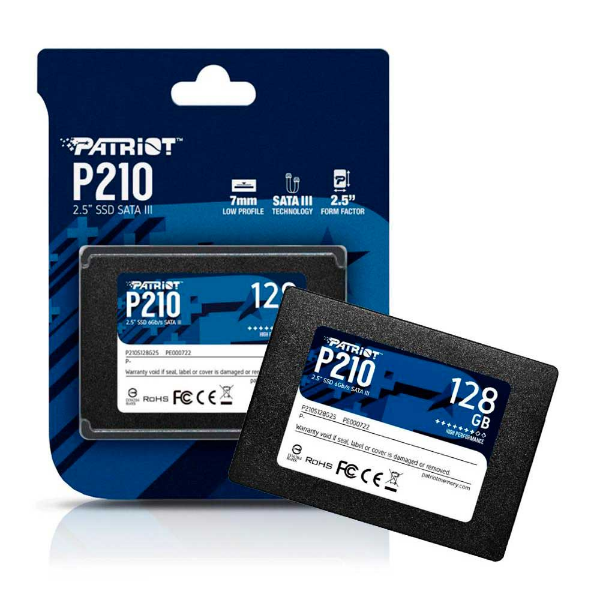 Imagem de SSD PATRIOT P210 128GB 2,5" SATA 3 - P210S128G25