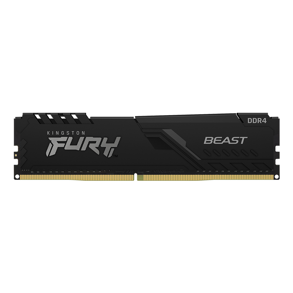 Mostrar detalhes de MEMORIA KINGSTON FURY BEAST 16GB DDR4 3200MHZ 1.35V BLACK DESKTOP - KF432C16BB/16 Imagem de MEMORIA KINGSTON FURY BEAST 16GB DDR4 3200MHZ 1.35V BLACK DESKTOP - KF432C16BB/16