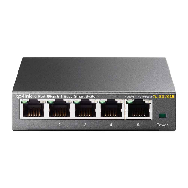 Imagem de SWITCH EASY SMART 5 PORTAS TP-LINK TL-SG105E