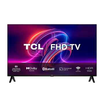 Mostrar detalhes de TV 40" LED TCL 40S5400A SMART/ ANDROID TV /FULL HD/ 1 USB/2 HDMI Imagem de TV 40" LED TCL 40S5400A SMART/ ANDROID TV /FULL HD/ 1 USB/2 HDMI