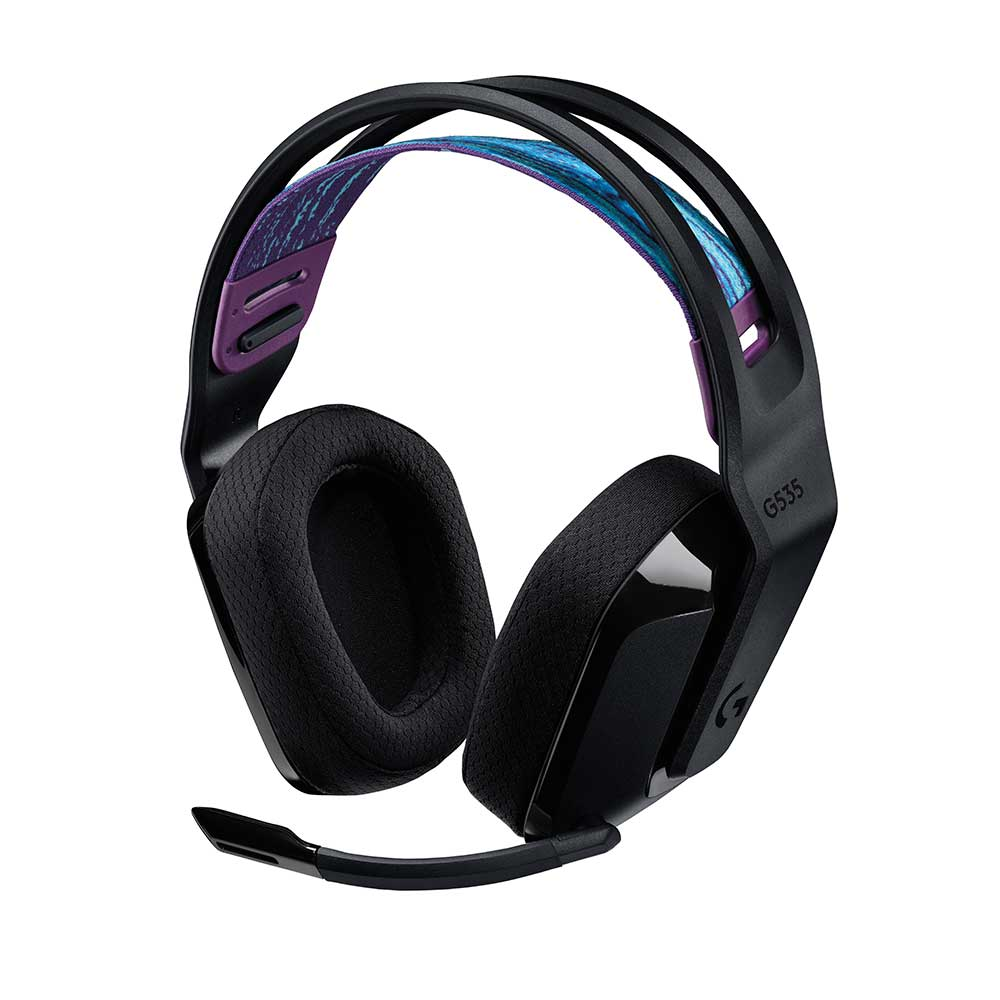 Imagem de FONE DE OUVIDO MIC LOGITECH GAMER G535 LIGHTSPEED SEM FIO PRETO 981-000971