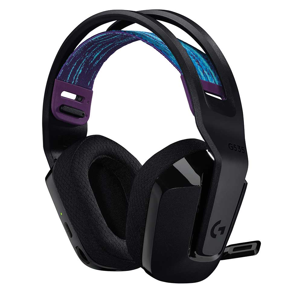 Imagem de FONE DE OUVIDO MIC LOGITECH GAMER G535 LIGHTSPEED SEM FIO PRETO 981-000971