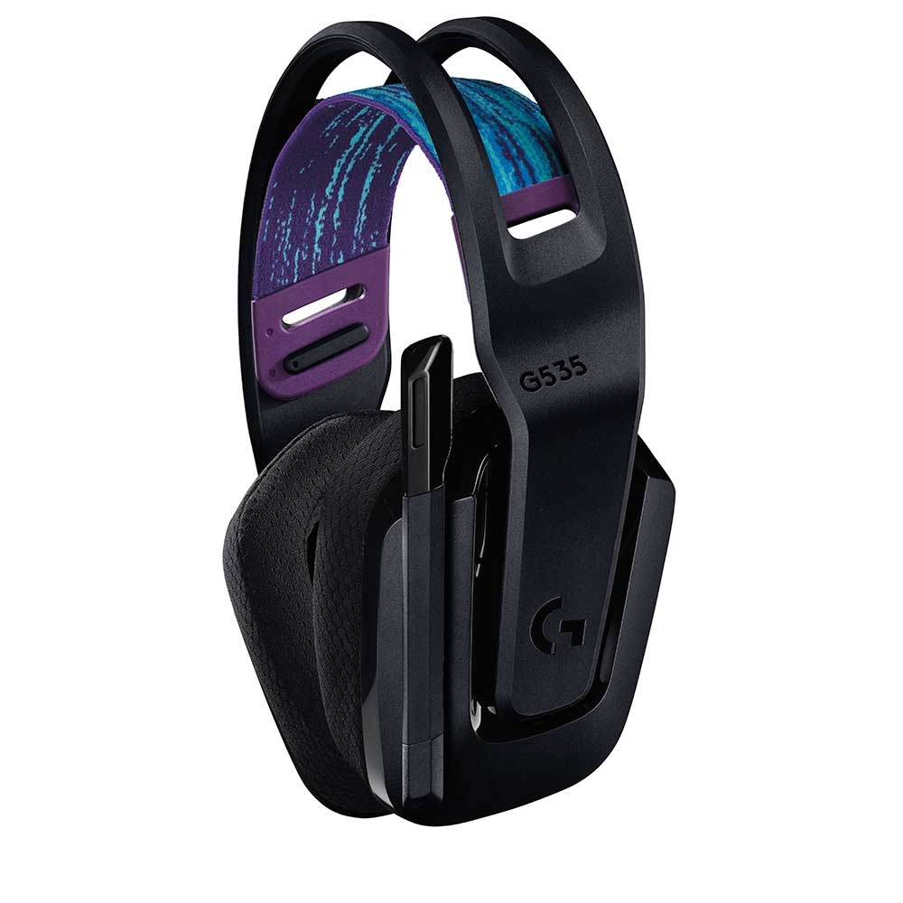 Imagem de FONE DE OUVIDO MIC LOGITECH GAMER G535 LIGHTSPEED SEM FIO PRETO 981-000971
