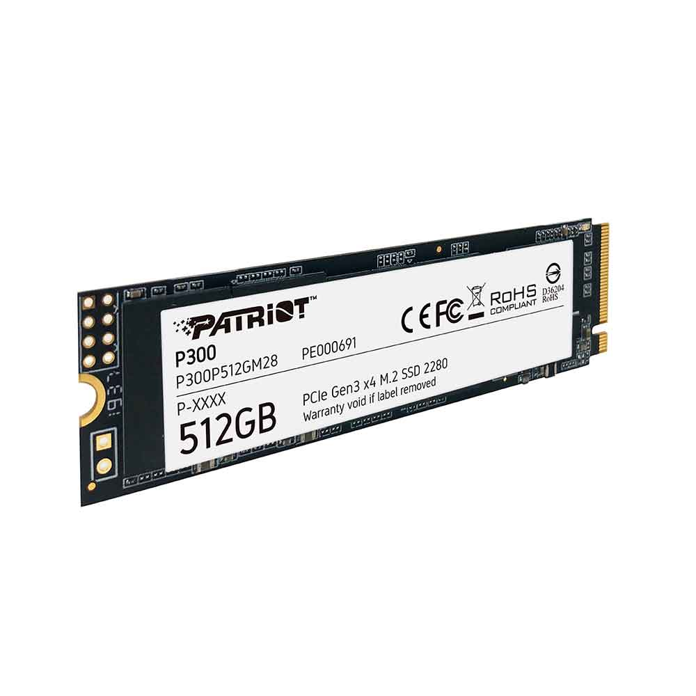 Imagem de SSD PATRIOT P300 512GB M.2 2280 NVME PCIE GEN 3x4 - P300P512GM28