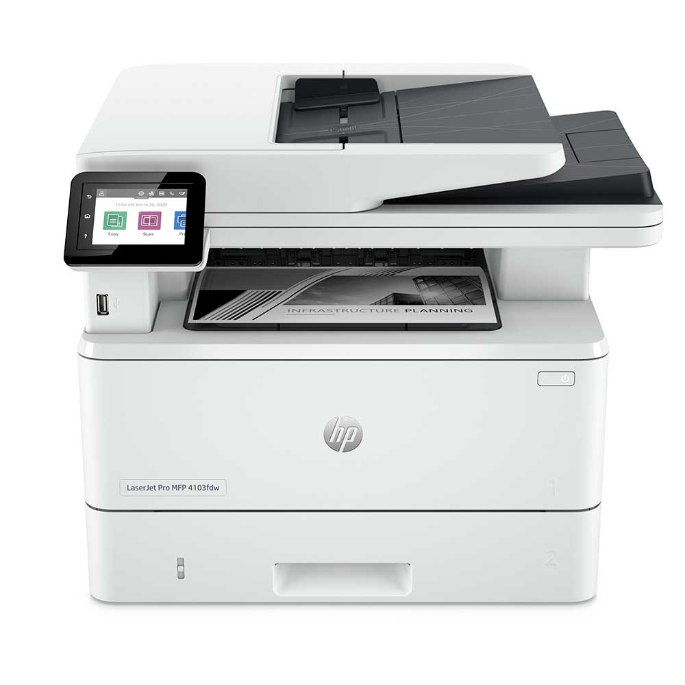 Mostrar detalhes de MULTIFUNCIONAL HP LASERJET PRO MONO MFP 4103FDW DUPLEX REDE Imagem de MULTIFUNCIONAL HP LASERJET PRO MONO MFP 4103FDW DUPLEX REDE