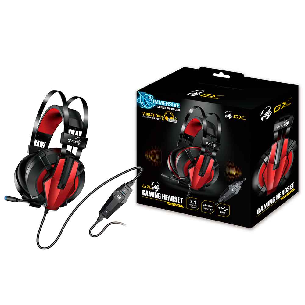 Mostrar detalhes de HEADSET GAMER GENIUS 7.1 HS-G710V COM VIBRACAO PRETO Imagem de HEADSET GAMER GENIUS 7.1 HS-G710V COM VIBRACAO PRETO