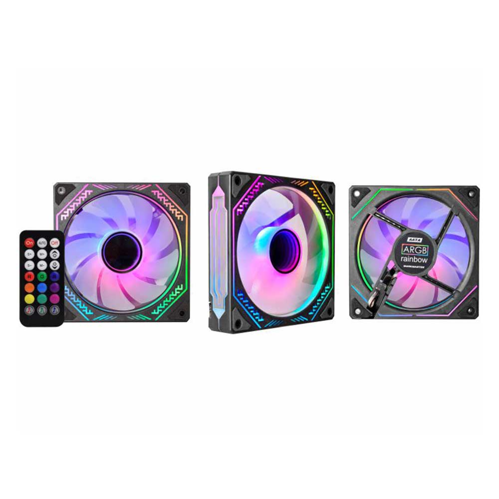 Mostrar detalhes de KIT COOLER K-MEX ARGB AATAK1 3 COOLERS 120 MM COM CONTROLADORA Imagem de KIT COOLER K-MEX ARGB AATAK1 3 COOLERS 120 MM COM CONTROLADORA
