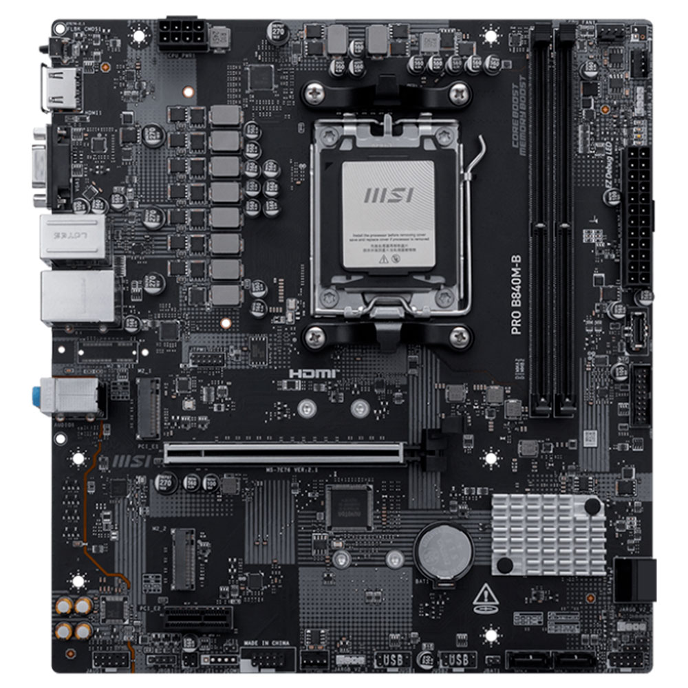 Imagem de PLACA MAE (AMD) MSI PRO B840M-B DDR5 AM5