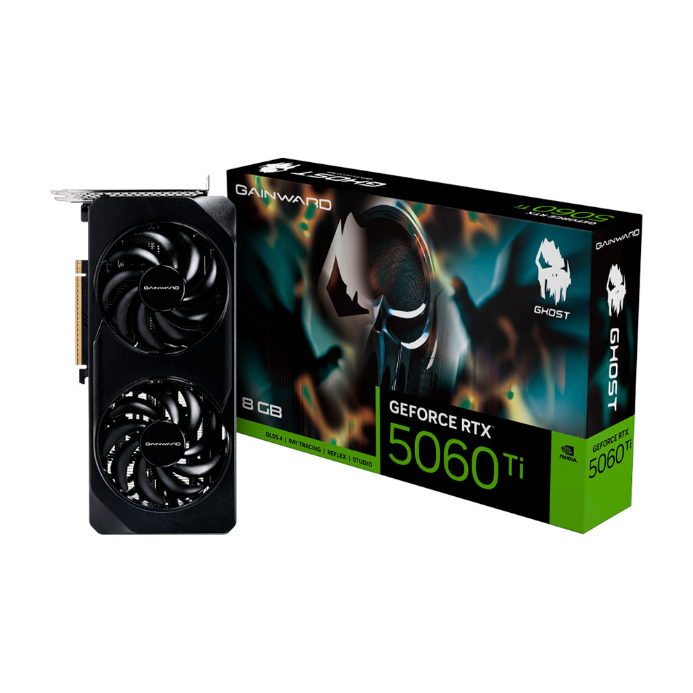 Imagem de PLACA DE VIDEO GAINWARD GEFORCE RTX 5060 TI GHOST 8GB GDDR7 128BITS NE7506T019P1-GB2062B