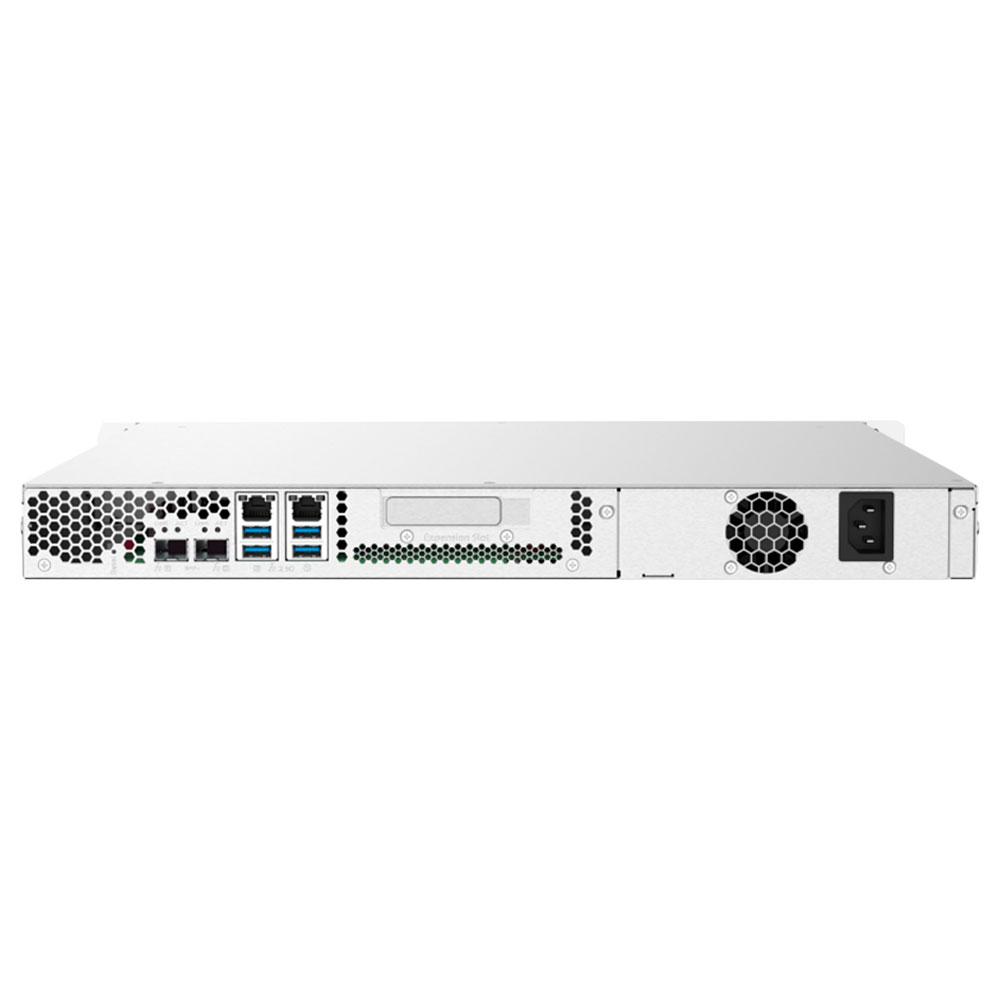 Imagem de STORAGE NAS QNAP 4 BAIAS AL324 ARM CORTEX-A57 2 PORTAS 2.5GB + 2 PORTAS SFP+ DE 10GB - TS-432PXU-2G