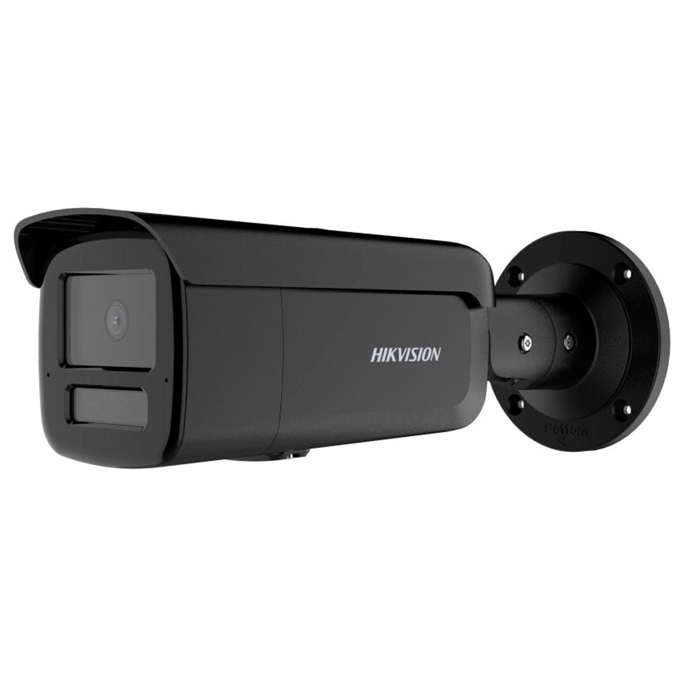 Imagem de Camera Hikvision IP AcuSense Smart Hybrid Light 4MP Bullet 4mm EXIR IR 80m Mic Duplo Embutido Slot MicroSD IP67 Preta DS-2CD2T43G2-4LI2U