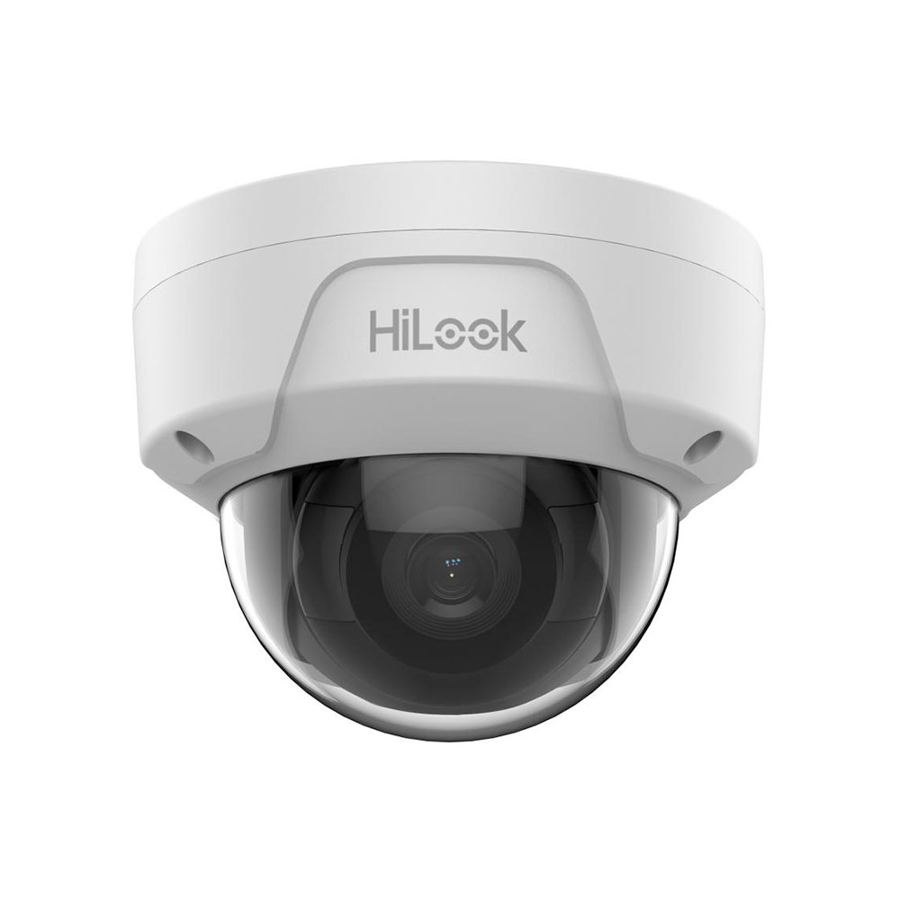Mostrar detalhes de Camera HiLook Hikvision IP 4MP Dome 2.8mm IR 30m IP67 IPC-D140H Imagem de Camera HiLook Hikvision IP 4MP Dome 2.8mm IR 30m IP67 IPC-D140H