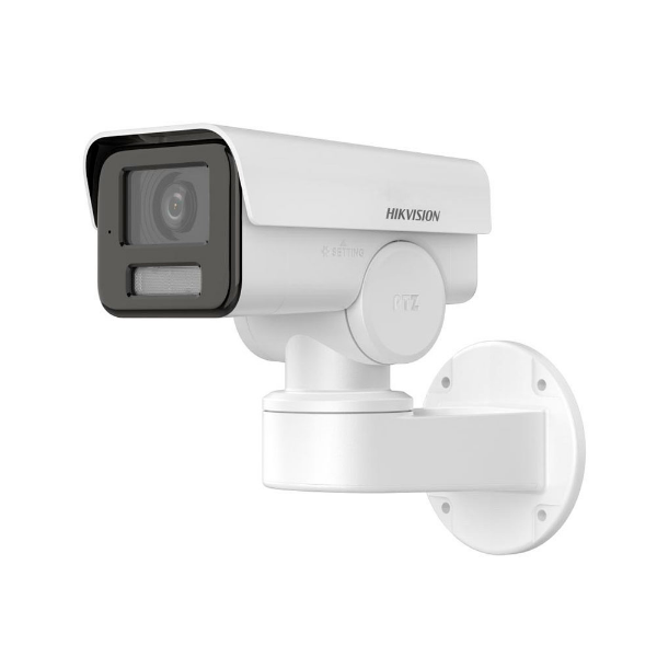 Imagem de Camera Hikvision IP ColorVu 2MP Full HD Bullet Pan e Tilt  2.8mm Luz Branca 30m IP66 DS-2CD1P27G2-L