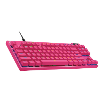Imagem de TECLADO LOGITECH GAMER PRO X TKL RAPID MAGENTA - 920-013133