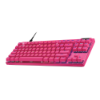 Imagem de TECLADO LOGITECH GAMER PRO X TKL RAPID MAGENTA - 920-013133