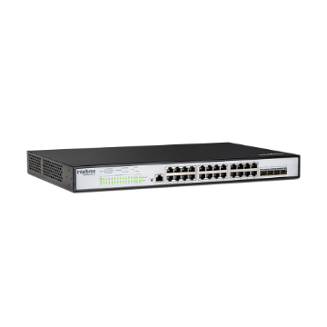 Imagem de SWITCH INTELBRAS GERENCIAVEL GIGABITE POE 24 PORTAS L3 MAIS 4 PORTAS SFP+ S3028G-PB LITE - 4760098