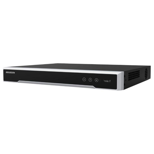 Imagem de Gravador Hikvision NVR 16 Canais 8MP 4K 16 Portas POE H265+ 2 SATA DS-7616NI-Q2/16P
