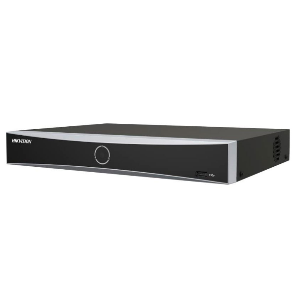 Imagem de Gravador Hikvision NVR AcuSense 8 Canais 8MP 4K 8 Portas POE H265+ 1 SATA DS-7608NXI-K1/8P
