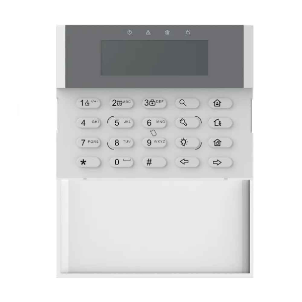 Imagem de TECLADO LCD COM FIO AX HYBRID PRO RS485 COM LEITOR DE TAG  DS-PK1-LRT-HWE HIKVISION 