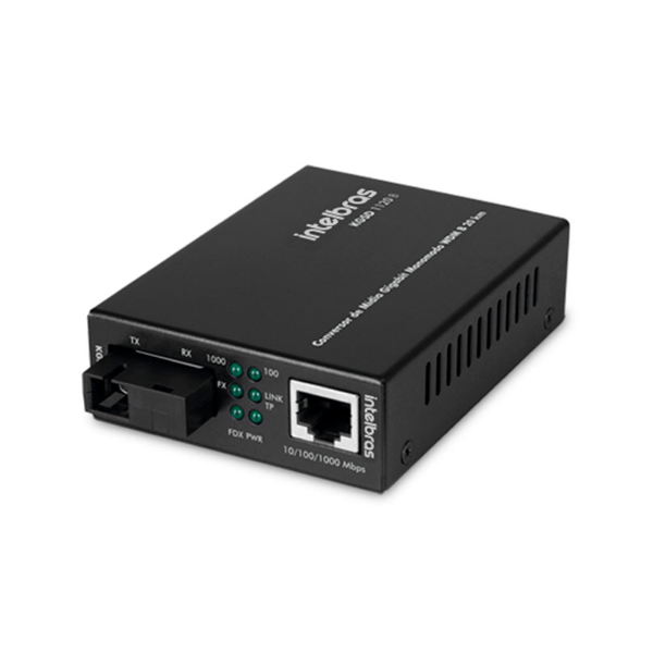Imagem de CONVERSOR DE MIDIA INTELBRAS KGSD 1120 B GIGABIT MONOMODO 20 KM WDM - 4780010