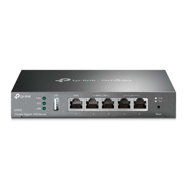 Imagem de ROTEADOR LOAD BALANCE VPN MULTI-WAN ER605 TP-LINK GIGABIT SAFESTREAM