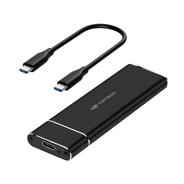 Imagem de GAVETA PARA SSD EXTERNO C3TECH M.2 NVME CH-M200BK PRETO