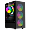 Imagem de GABINETE GAMER C3TECH MT-G130BK SEM FONTE PRETO