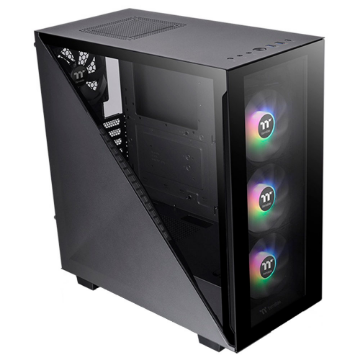 Mostrar detalhes de GABINETE GAMER THERMALTAKE DIVIDER 300 TG ARGB PRETO C/ 3 FANS - CA-1S2-00M1WN-01 Imagem de GABINETE GAMER THERMALTAKE DIVIDER 300 TG ARGB PRETO C/ 3 FANS - CA-1S2-00M1WN-01