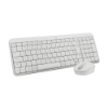 Imagem de KIT MOUSE E TECLADO LOGITECH MK250 BRANCO BLUETOOTH/WIRELESS S/ FIO - 920-013517