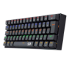 Imagem de TECLADO GAMER MECANICO LAKSHMI RAINBOW PRETO SWITCH VERMELHO K606R (PT-RED)
