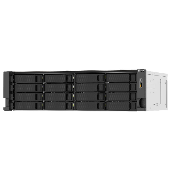 Imagem de STORAGE NAS QNAP 16 BAIAS AMD RYZEN QUAD CORE 16G E 2 PORTAS 2.5GB - TS-1673AU-RP-16G-US
