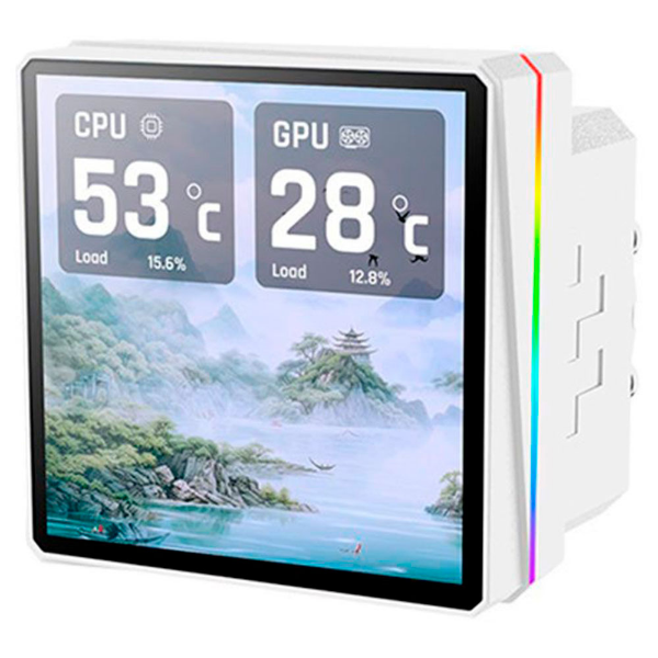 Imagem de WATER COOLER THERMALTAKE TH360 V3 ULTRA ARGB SYNC SNOW 3*ARGB 120MM CL-W476-PL12SW-A #