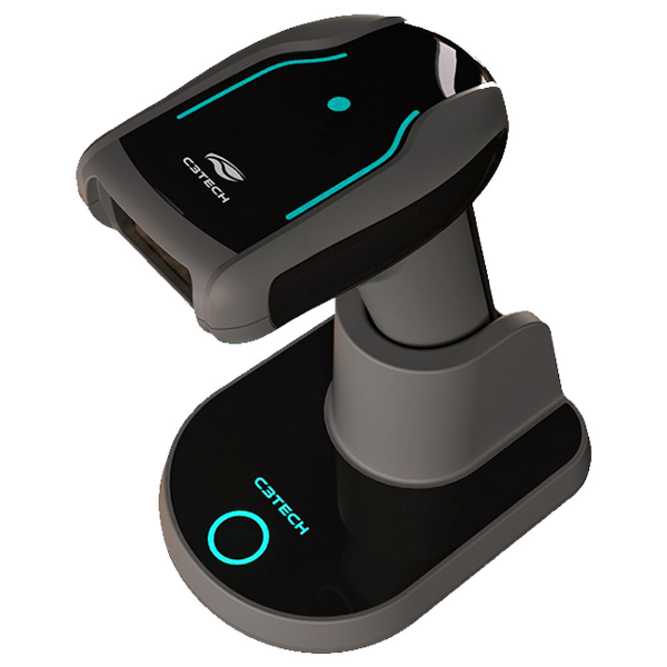 Imagem de LEITOR DE CODIGO DE BARRAS C3TECH SEM FIO 1D/2D BLUETOOTH LB-W600S