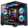 Imagem de GABINETE GAMER KALKAN MIDGARD DIGITAL PRETO SEM FAN KLK00085