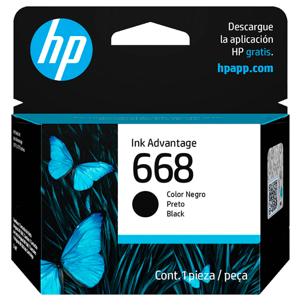 Imagem de CARTUCHO HP 7FP37VL 668 PRETO