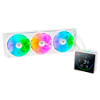 Imagem de WATER COOLER THERMALTAKE TH360-S V3 ARGB SYNC SNOW 3*ARGB 120MM - CL-W472-PL12SW-A #