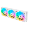 Imagem de WATER COOLER THERMALTAKE MINECUBE 360 ULTRA ARGB SYNC SNOW 3*120MM QUAD-LCD - CL-W482-PL12SW