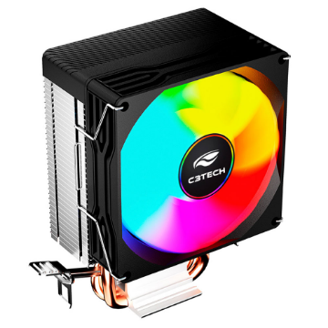 Imagem de COOLER PARA PROCESSADOR C3TECH MULTICOLOR 90MM FC-L120M