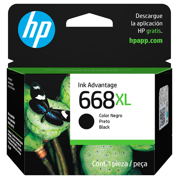Imagem de CARTUCHO HP 7FP39VL 668XL PRETO