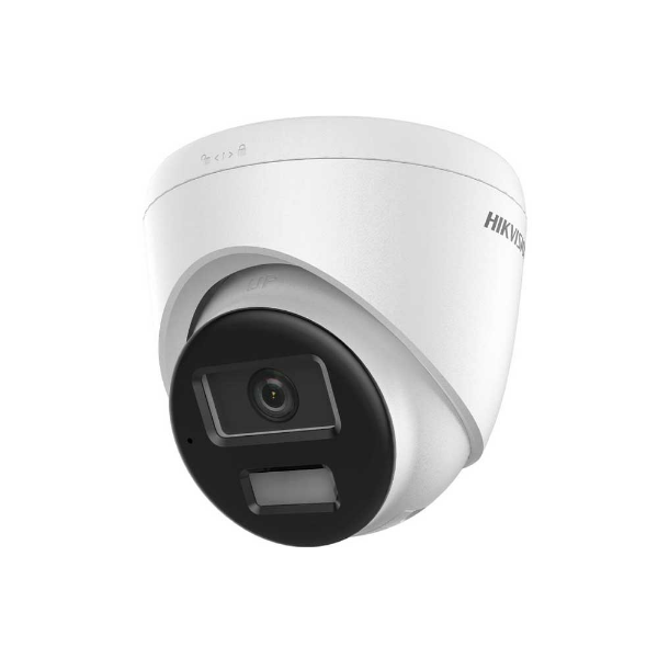 Imagem de Camera Hikvision IP Live Guard Smart Hybrid Light 2MP Full HD Turret 2.8mm IR 30m Mic Embutido Slot MicroSD IP67 DS-2CD1323G2-LIUF/SL