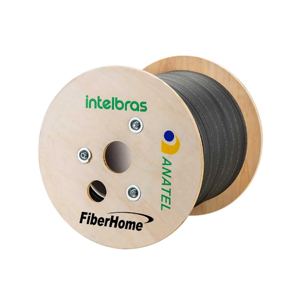 Imagem de BOBINA CABO OPTICO DROP 1 KM INTELBRAS/FIBERHOME CFOAC-BLI A/B-CM-01-FO-CO-LSZH 4830162